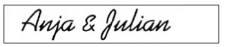 Handschrift - Trauring Gravur